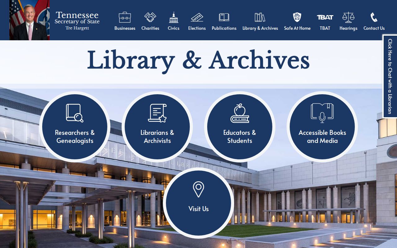 Columbia people search through Tennessee archives