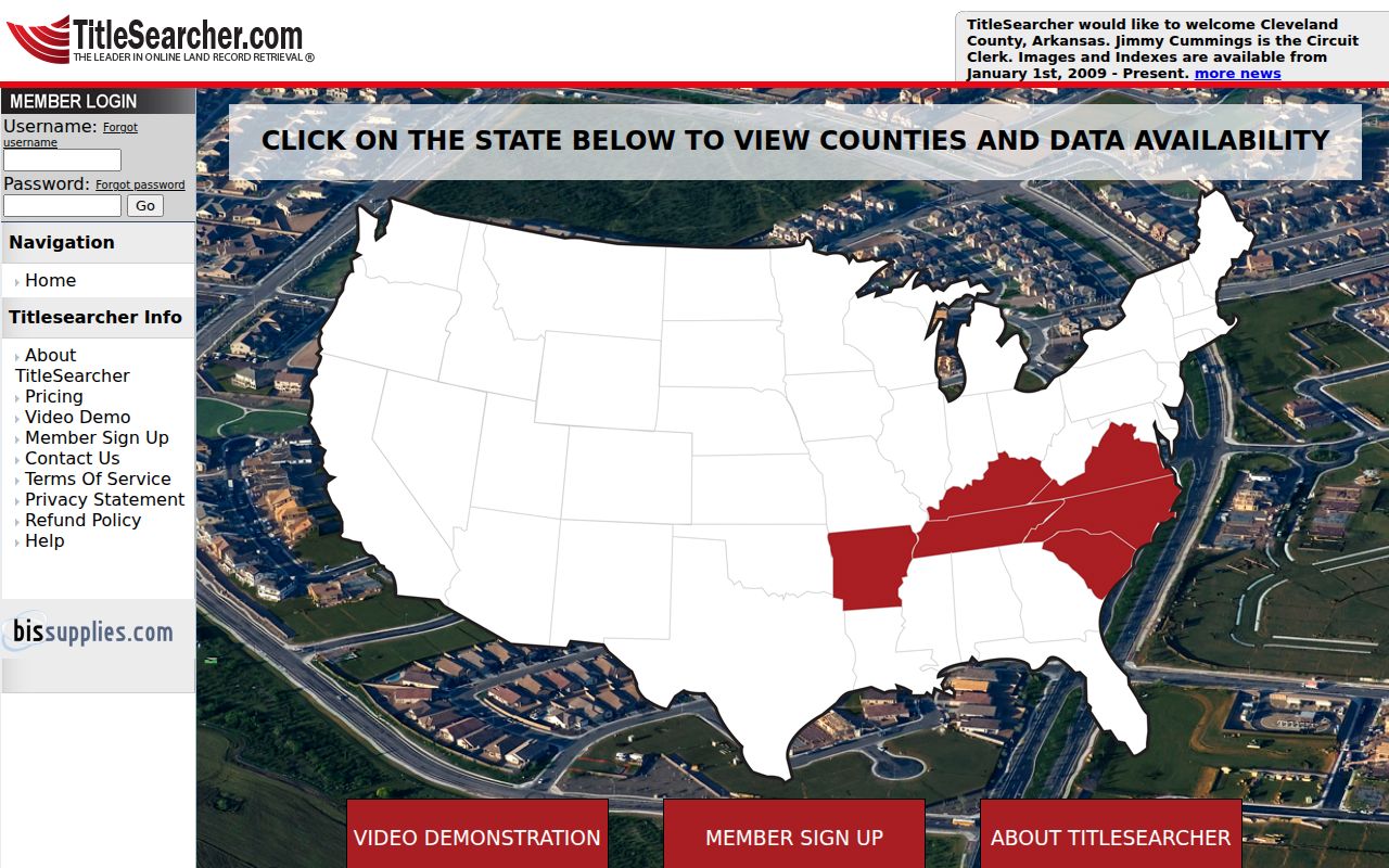 Columbia public records access through the Maury County deed index